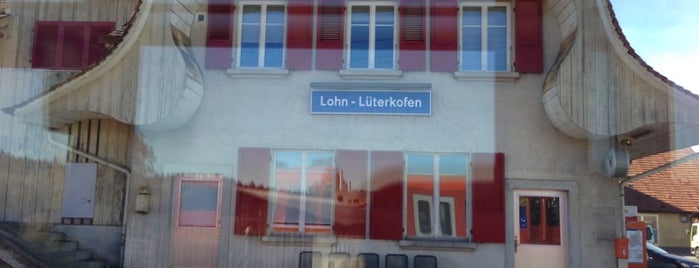 RBS Lohn-Lüterkofen is one of RBS Bahnhöfe.
