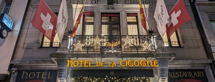 Hotel de La Cigogne is one of 5 bons restaurants dans le centre de Genève.