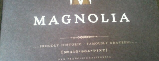 Magnolia Gastropub & Brewery is one of US-CA-San Francisco.