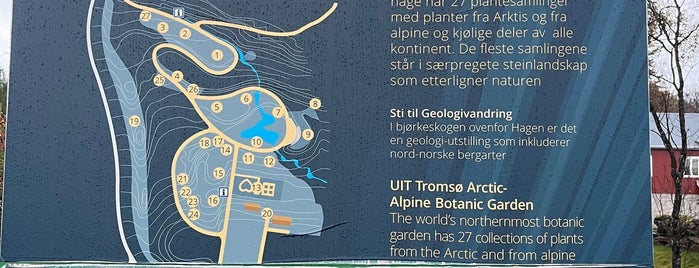Арктическо-альпийский ботанический сад is one of Tromsø.
