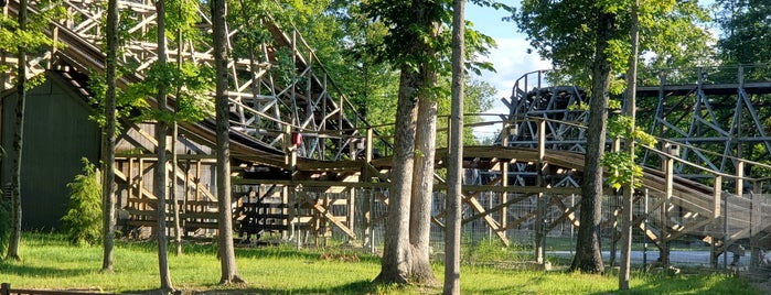 Mystic Timbers is one of Rollercoasters I’ve Conquered.
