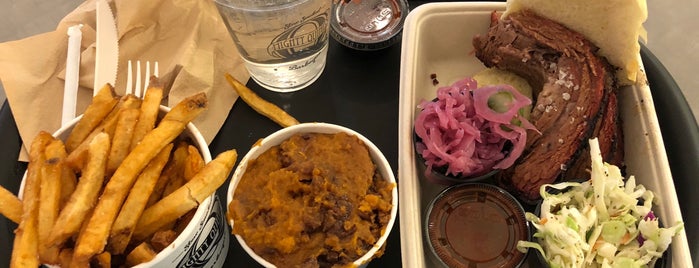 Mighty Quinn's BBQ is one of Back Home.