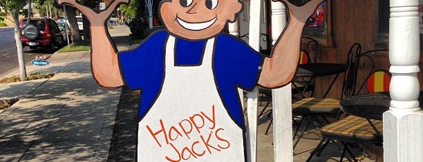 Happy Jack's Pie n' Burger is one of สถานที่ที่ Amber ถูกใจ.