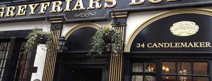Greyfriars Bobby's Bar is one of Andy's Stag.