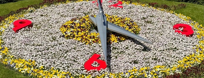 The Flower Clock is one of Genève.