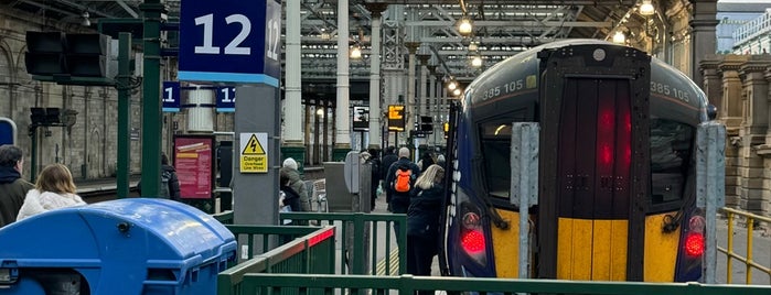 Platform 12 is one of Edinburgh Waverley Platforms.