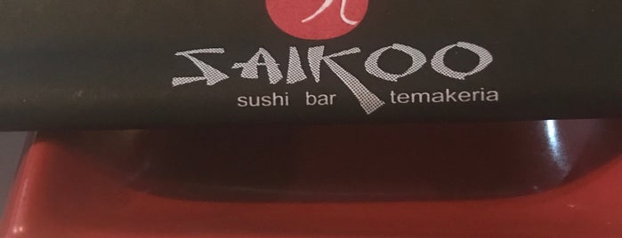 Saikoo Sushi Bar e Temakeria is one of favoritos.