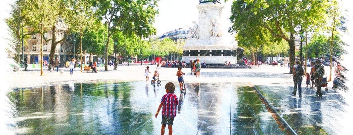 Place de la République is one of Paris, France.
