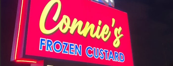 Connie's Frozen Custard is one of Places I want to try out (eateries).