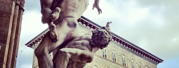 Piazza della Signoria is one of Must-see places a stone's throw away from our shop.