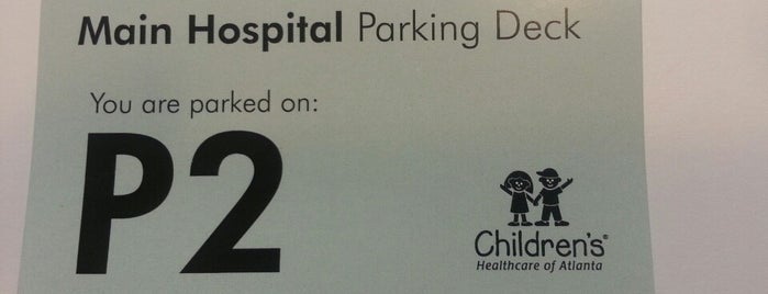 Childrens Healthcare Parking Deck is one of Post 4sqDay 13.