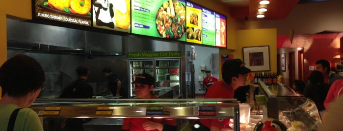 Panda Express is one of Check-ln.