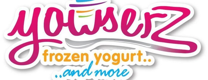 Yowserz Frozen Yogurt is one of Places I go :).