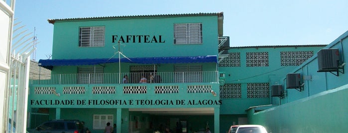 FAFITEAL - Faculdade de Filosofia e Teologia de Alagoas is one of Faculdades de Maceió.