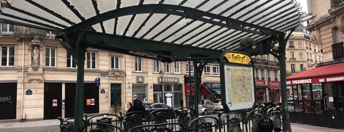 Métro Châtelet [1,4,7,11,14] is one of Métro - Paris.