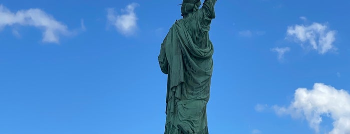 Liberty Island is one of New York.