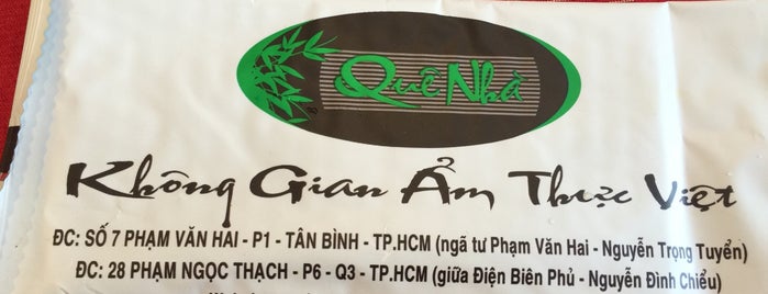 Nhà Hàng Quê Nhà is one of Sai Gon Restaurant I visited.