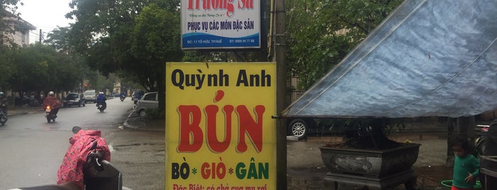 Bún Bò Quỳnh Anh is one of Hue Streetfood I visited.