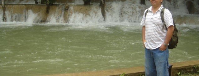 Tad Sae Waterfalls is one of Laos-Luang Prabang Place I visited.