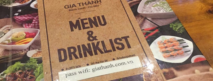 Hủ Tiếu Gia Thành is one of Hanoi Restaurant 2 Place I visited.