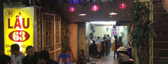 Lẩu 63 is one of Hanoi Restaurant 2 Place I visited.