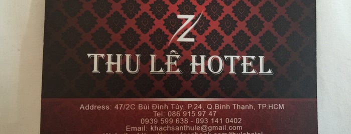 Thu Lê Hotel is one of Sai Gon Shop & Service I visited.