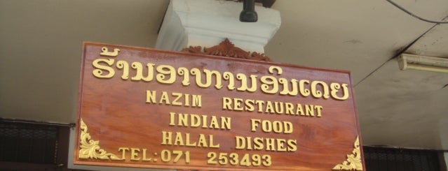 Nazim Indian Food is one of Laos-Luang Prabang Place I visited.
