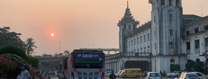 Yangon Central Railway Station is one of Yangon.