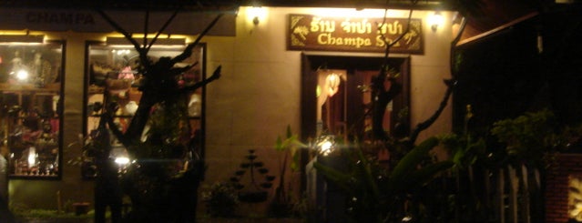 Champa Spa Beauty Salon Massage & Art Souvenir is one of Laos-Vientiane Place I visited.