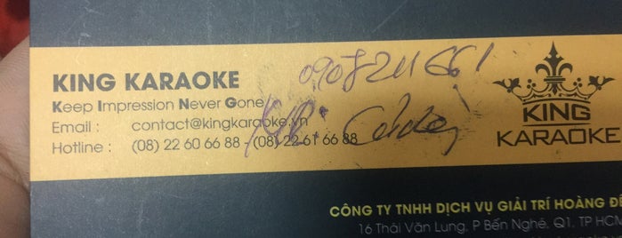 King Karaoke is one of Saigon.