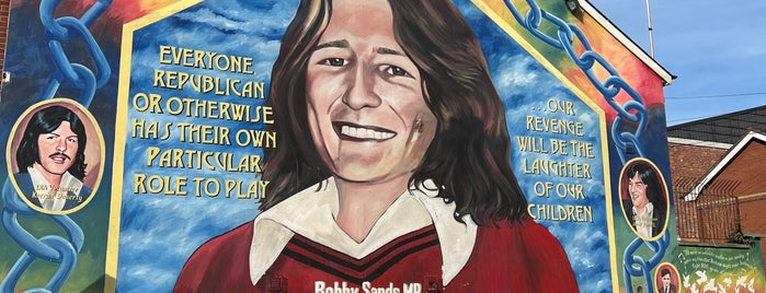 Bobby Sands Mural is one of Countries Visited But Not With Foursquare.