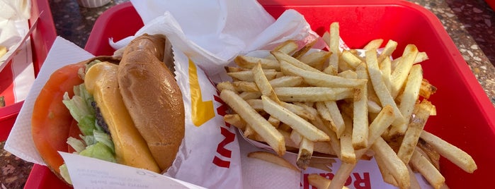 In-N-Out Burger is one of fost la.