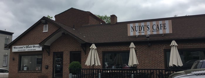 Nudy's Cafe is one of West Chester eats and tdl.