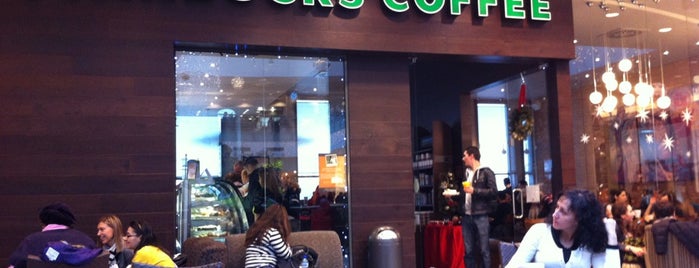 Starbucks is one of Work-friendly cafes.