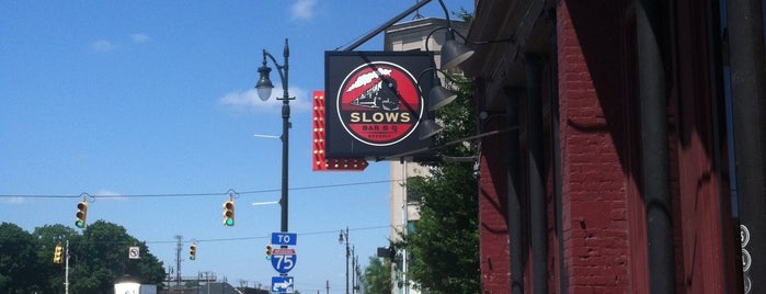 Slows Bar-B-Q is one of Michigan.