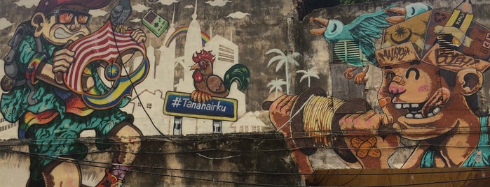 Jalan Raja Chulan is one of Kuala Lumpur Street Art.