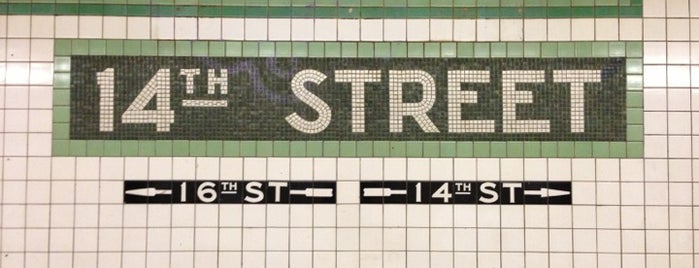 MTA Subway - 14th St (F/L/M) is one of Orte, die Alex gefallen.