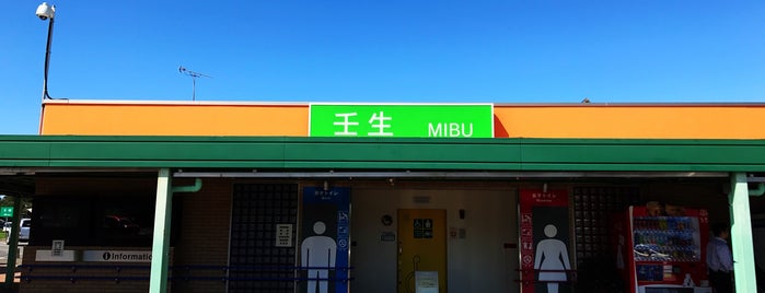 Mibu PA is one of 道の駅みぶ（とちぎわんぱく公園・壬生町総合公園・みぶハイウェーパーク）内のベニュー.