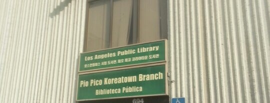 Los Angeles Public Library - Pio Pico-Koreatown is one of Los Angeles Public Library.