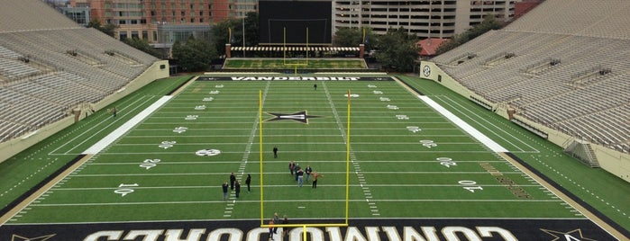 Vanderbilt Stadium - Dudley Field is one of NCAA Division I FBS Football Stadiums.