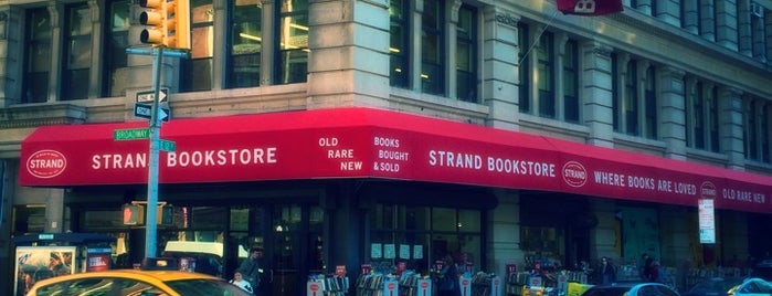 Strand Bookstore is one of NYC.
