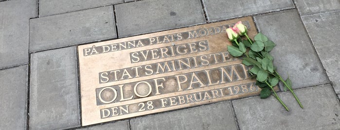 Olof Palme Memorial is one of Public art in Stockholm.