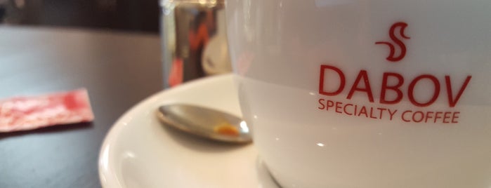 Dabov specialty coffee is one of Neel's Saved Places.