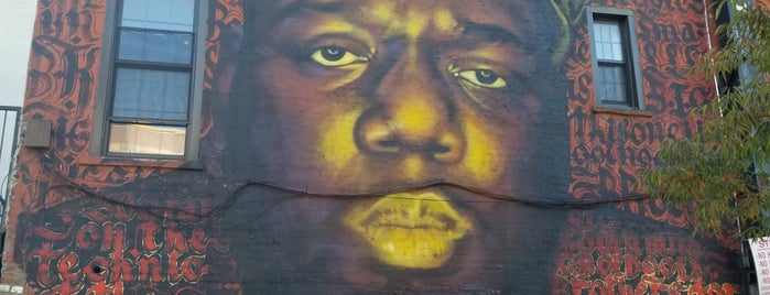 Biggie Smalls Mural is one of [todo] Brooklyn, NY.