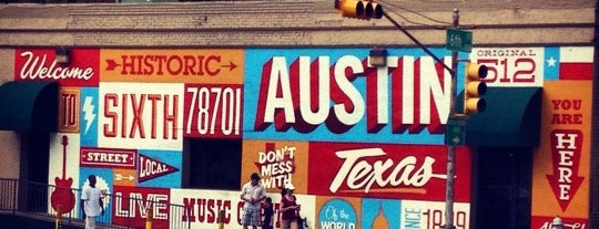 6th Street is one of Austin.