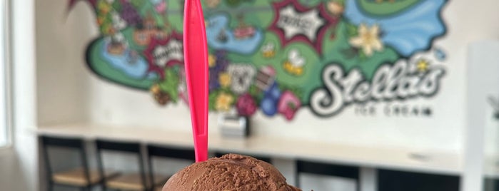 Stella’s Ice Cream is one of Boise.