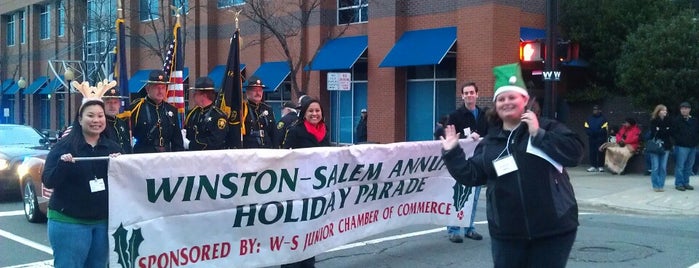 Winston-Salem Jaycees Holiday Parade is one of Shay's Saved Places.