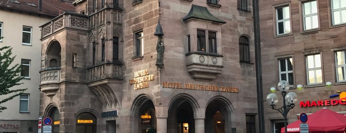 Hotel Deutscher Kaiser is one of Locais curtidos por Наталья.