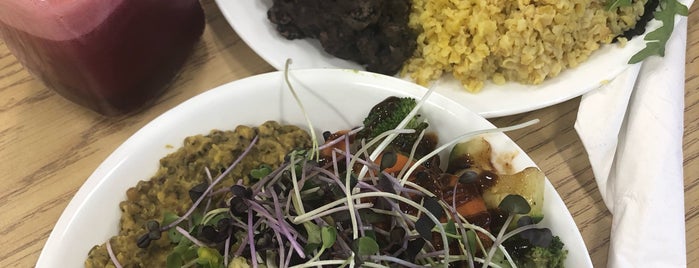Purple Sprout Cafe is one of mostly vegan chi.