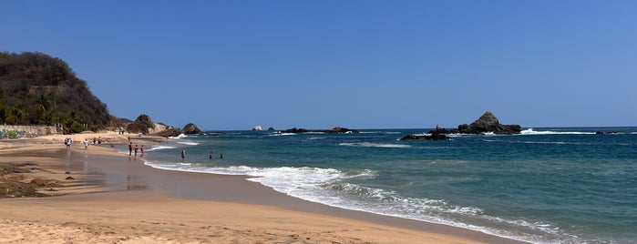 Playa  Mazunte is one of Oaxaca Coast.